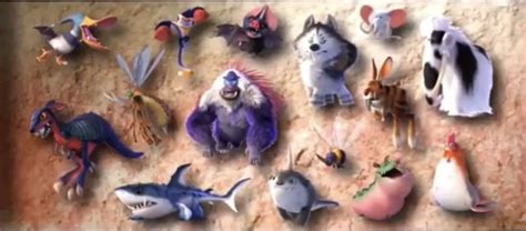 the croods 2 new animals.